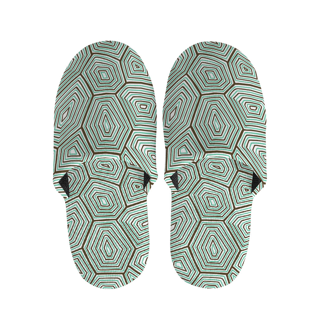 Turtle Shell Pattern Print Slippers