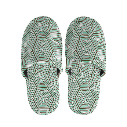 Turtle Shell Pattern Print Slippers