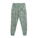 Turtle Shell Pattern Print Sweatpants