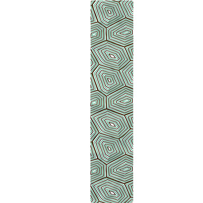 Turtle Shell Pattern Print Table Runner