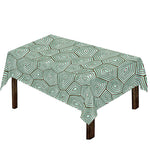 Turtle Shell Pattern Print Tablecloth