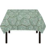 Turtle Shell Pattern Print Tablecloth