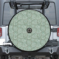 Turtle Shell Pattern Print Tire Cover With Camera Hole