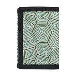 Turtle Shell Pattern Print Trifold Wallet