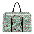 Turtle Shell Pattern Print Utility Tote Bag