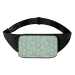 Turtle Shell Pattern Print Waist Bag