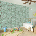 Turtle Shell Pattern Print Wall Sticker