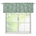 Turtle Shell Pattern Print Window Valance