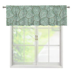 Turtle Shell Pattern Print Window Valance