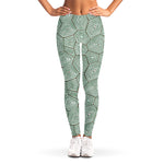 Turtle Shell Pattern Print Women's Leggings