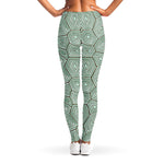 Turtle Shell Pattern Print Women's Leggings