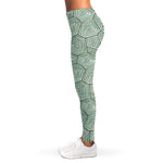 Turtle Shell Pattern Print Women's Leggings