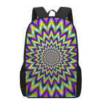 Twinkle Psychedelic Optical Illusion 17 Inch Backpack