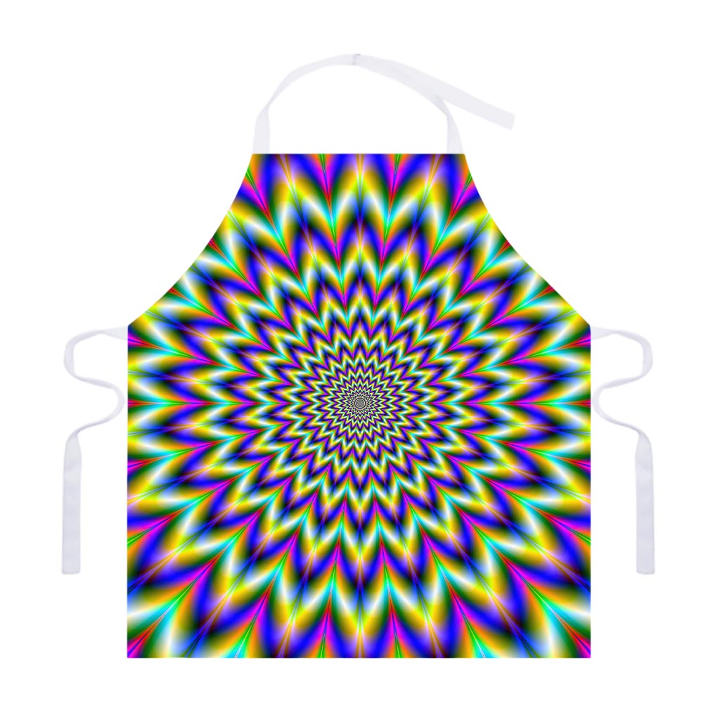 Twinkle Psychedelic Optical Illusion Adjustable Apron