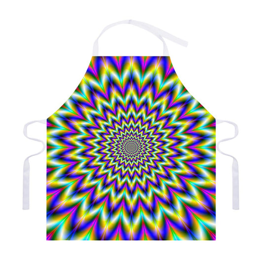 Twinkle Psychedelic Optical Illusion Adjustable Apron