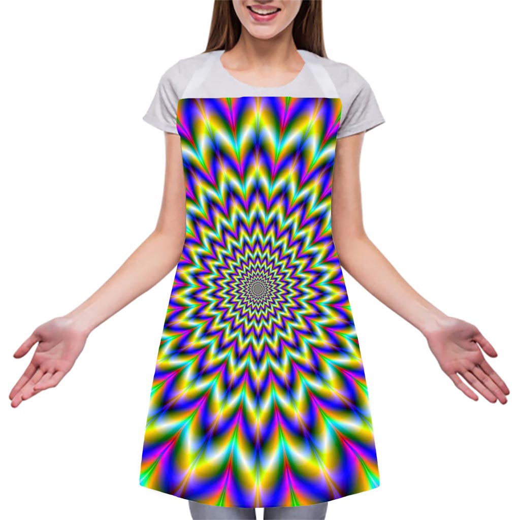 Twinkle Psychedelic Optical Illusion Adjustable Apron