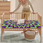 Twinkle Psychedelic Optical Illusion Baby Crib Sheet