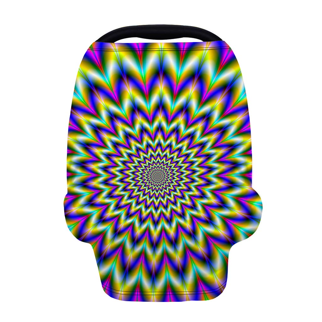 Twinkle Psychedelic Optical Illusion Baby Seat Cover