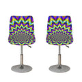 Twinkle Psychedelic Optical Illusion Bar Stool Covers