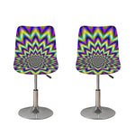 Twinkle Psychedelic Optical Illusion Bar Stool Covers