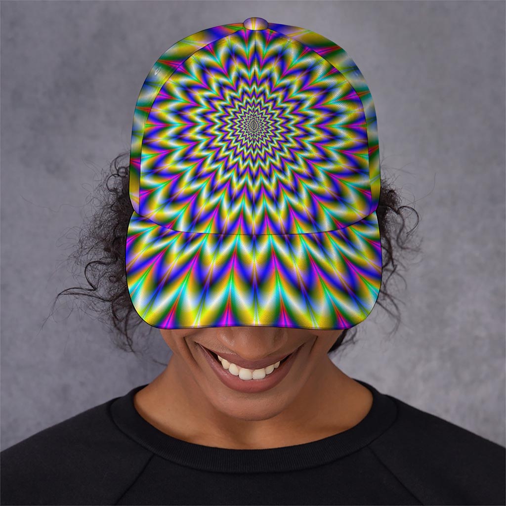 Twinkle Psychedelic Optical Illusion Baseball Cap