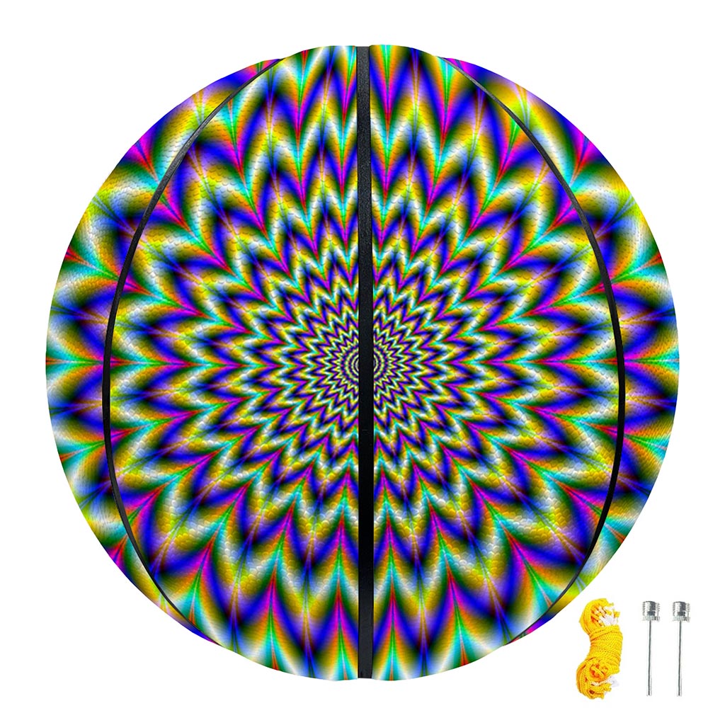 Twinkle Psychedelic Optical Illusion Basketball