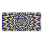 Twinkle Psychedelic Optical Illusion Beach Towel