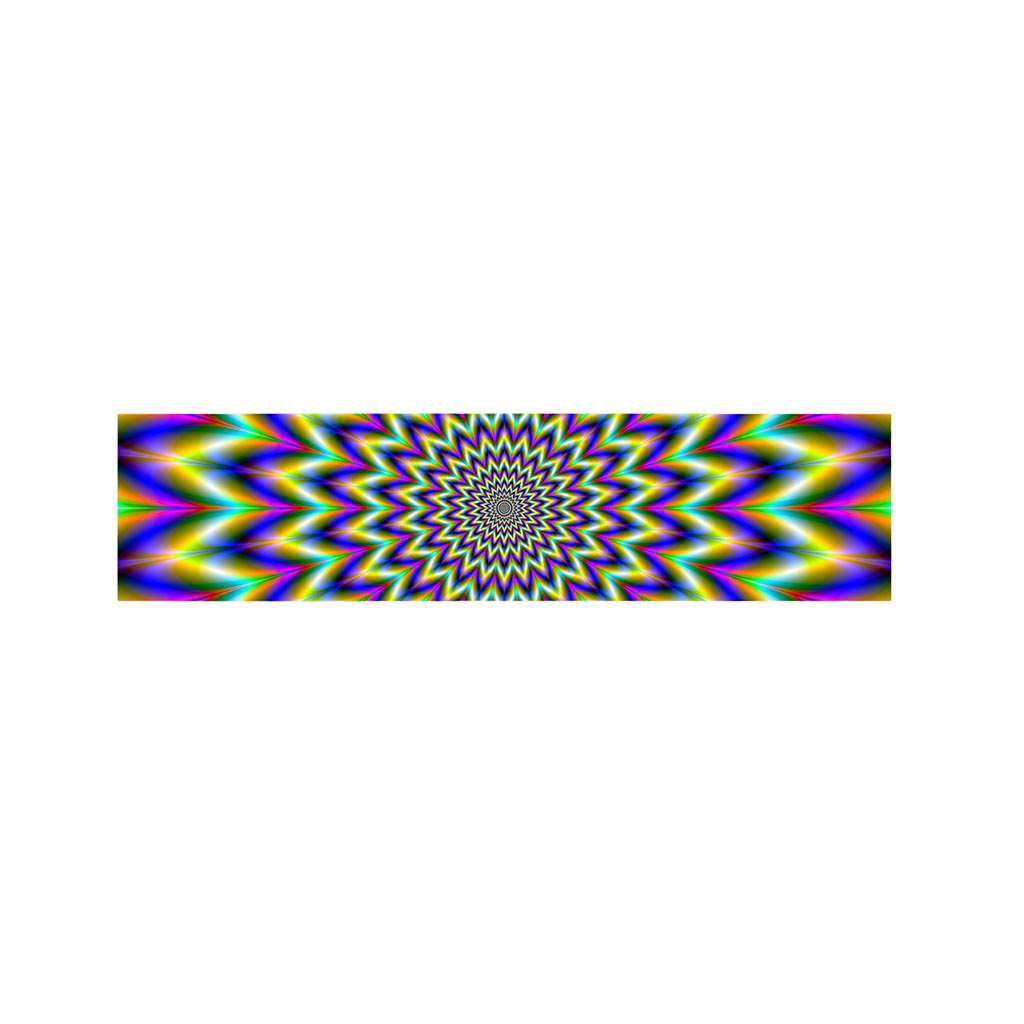 Twinkle Psychedelic Optical Illusion Bed Runner