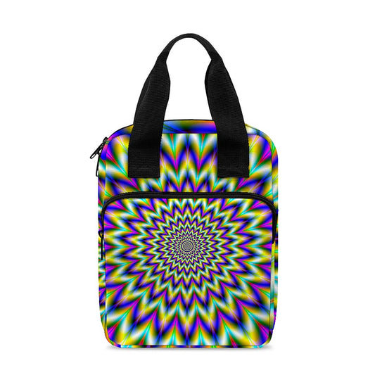 Twinkle Psychedelic Optical Illusion Bible Tote Bag