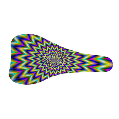 Twinkle Psychedelic Optical Illusion Bicycle Seat Cover