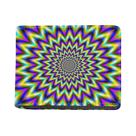 Twinkle Psychedelic Optical Illusion Bifold Wallet