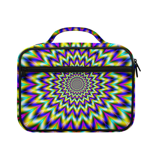 Twinkle Psychedelic Optical Illusion Briefcase Bible Bag