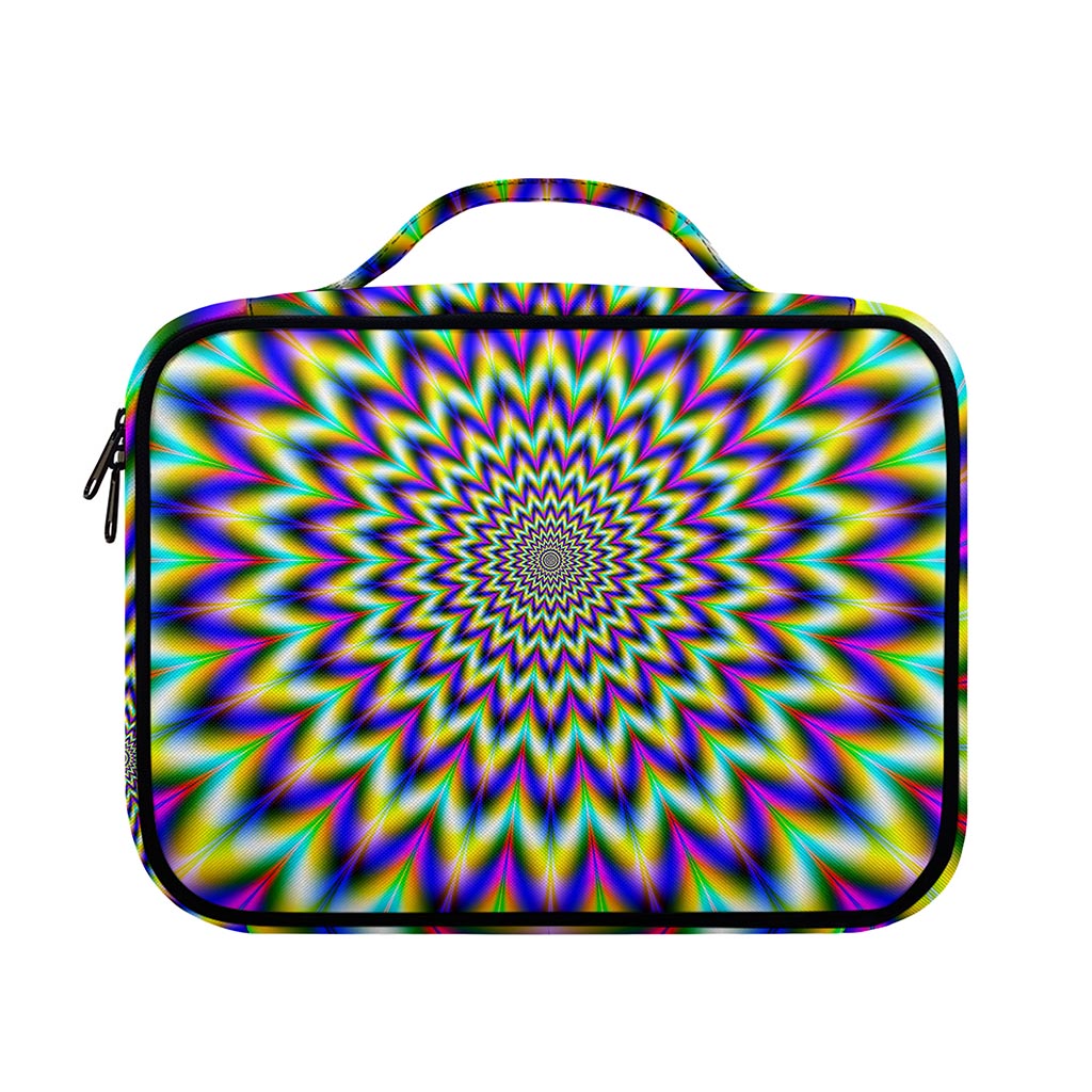 Twinkle Psychedelic Optical Illusion Briefcase Bible Bag