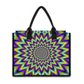 Twinkle Psychedelic Optical Illusion Canvas Tote Bag