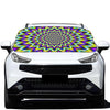 Twinkle Psychedelic Optical Illusion Car Windshield Snow Cover