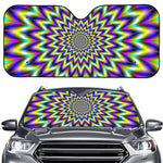 Twinkle Psychedelic Optical Illusion Car Windshield Sun Shade