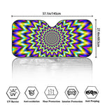 Twinkle Psychedelic Optical Illusion Car Windshield Sun Shade