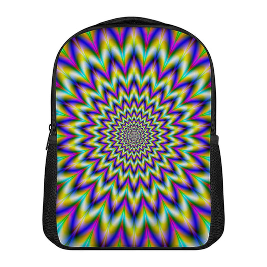 Twinkle Psychedelic Optical Illusion Casual Backpack