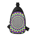 Twinkle Psychedelic Optical Illusion Sling Bag