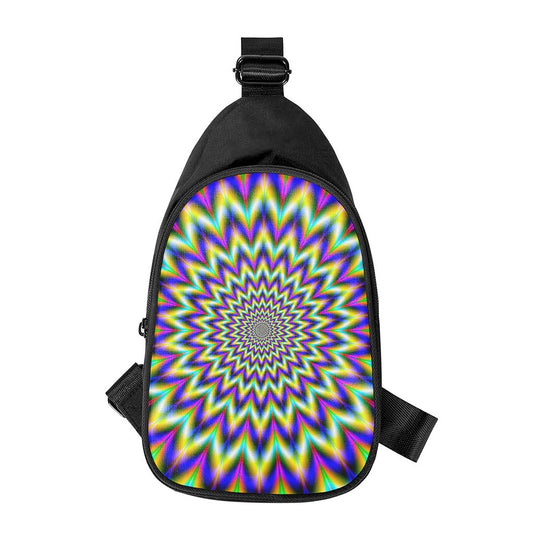 Twinkle Psychedelic Optical Illusion Chest Bag