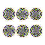 Twinkle Psychedelic Optical Illusion Coaster Set