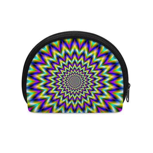 Twinkle Psychedelic Optical Illusion Coin Purse