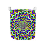 Twinkle Psychedelic Optical Illusion Collapsible Laundry Basket