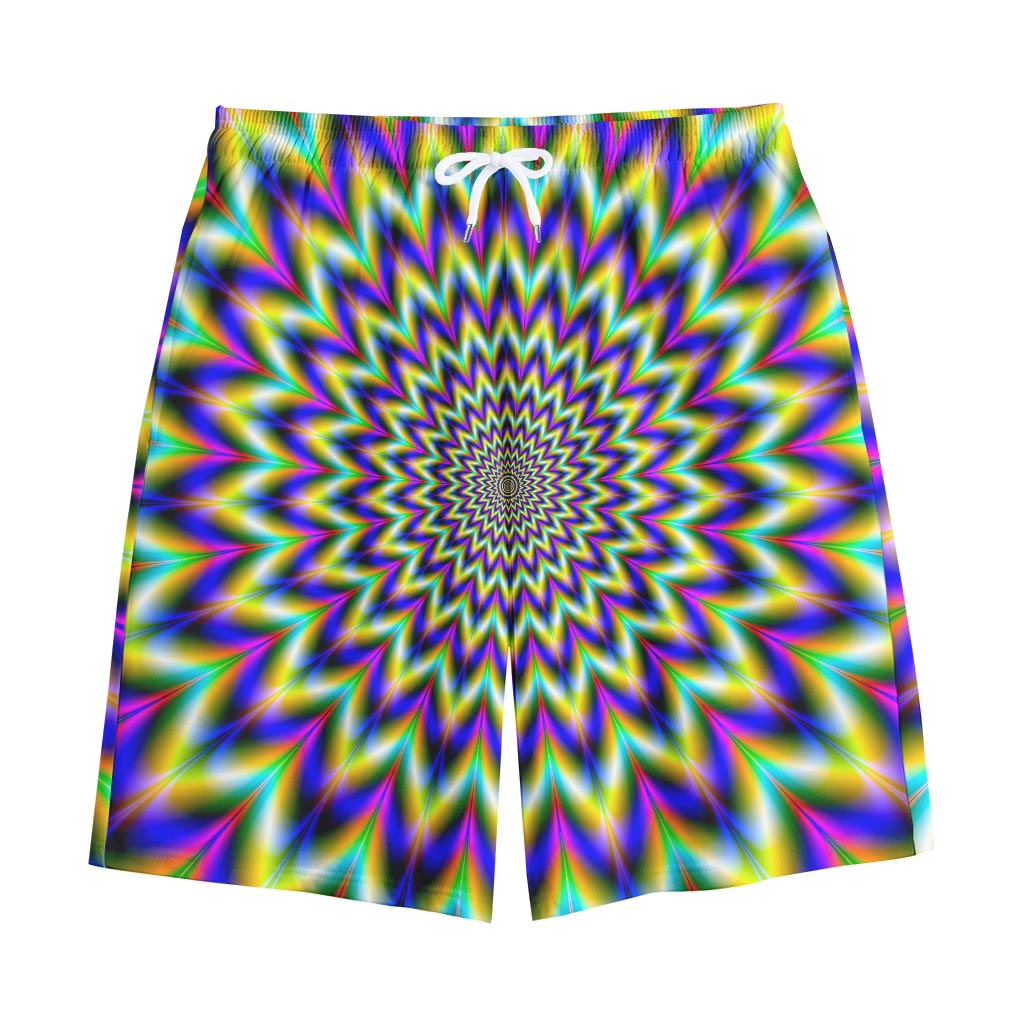 Twinkle Psychedelic Optical Illusion Cotton Shorts