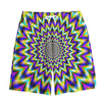 Twinkle Psychedelic Optical Illusion Cotton Shorts