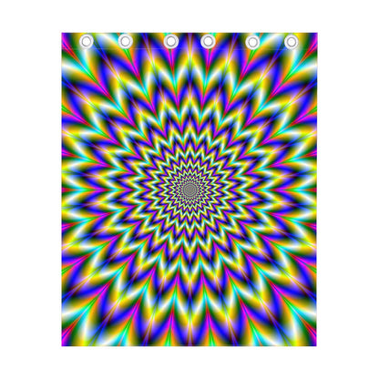 Twinkle Psychedelic Optical Illusion Curtain