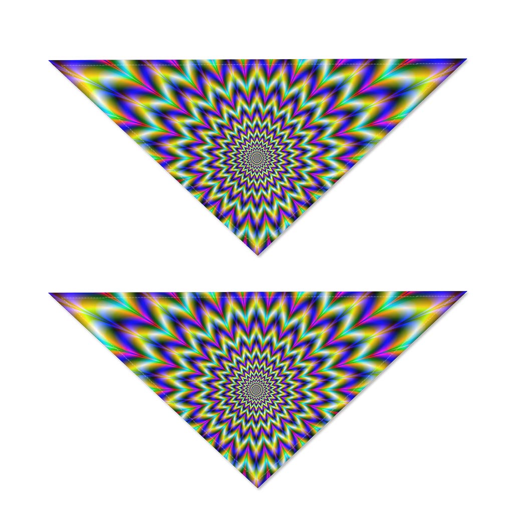 Twinkle Psychedelic Optical Illusion Dog Bandana