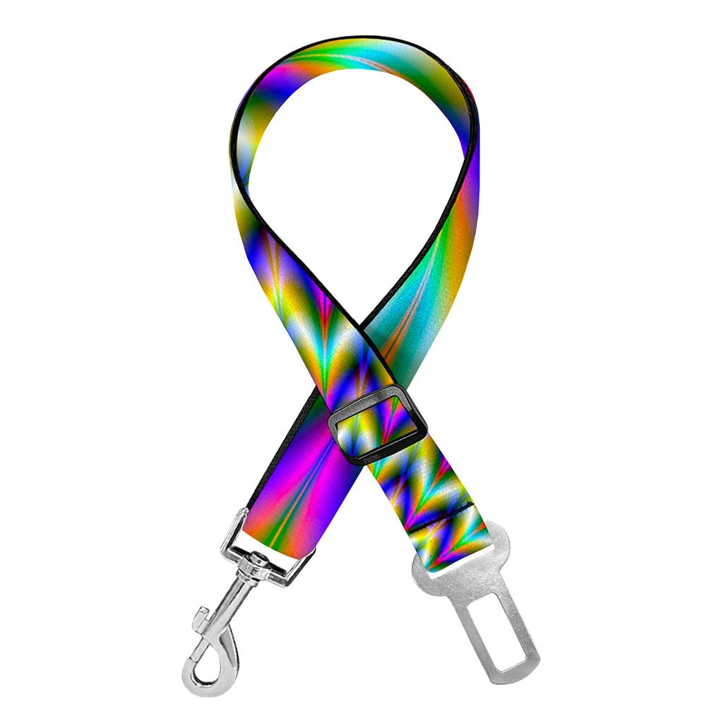 Twinkle Psychedelic Optical Illusion Dog Seat Belt