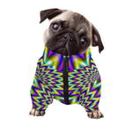 Twinkle Psychedelic Optical Illusion Dog Zip Up Jacket