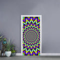 Twinkle Psychedelic Optical Illusion Door Sticker